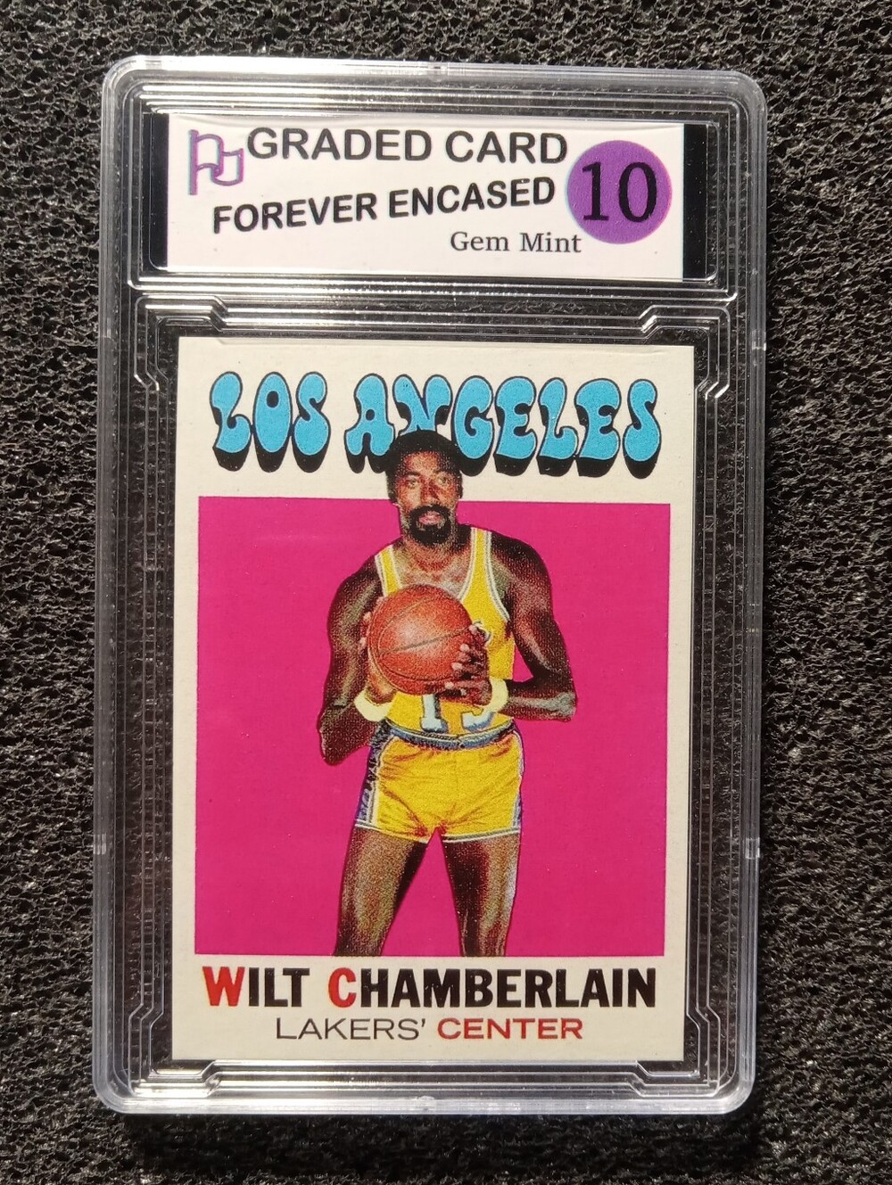 Wilt Chamberlain Lakers HOF Basketball Card